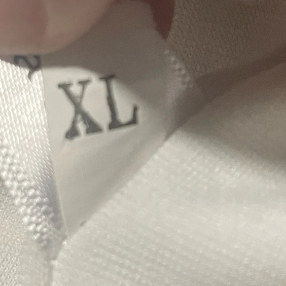 Women’s White Camisole Corset Top with Back Zip Closure -  XL - Picture 8 of 8